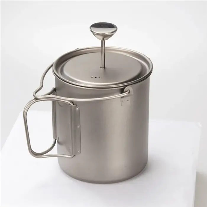 750Ml tasse à café en titane pur