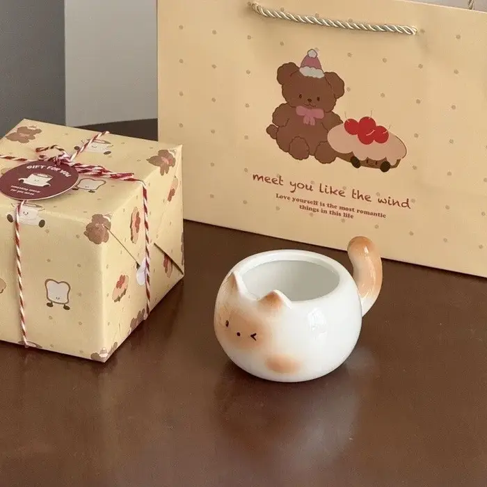 Mug en céramique chat siamois mignon