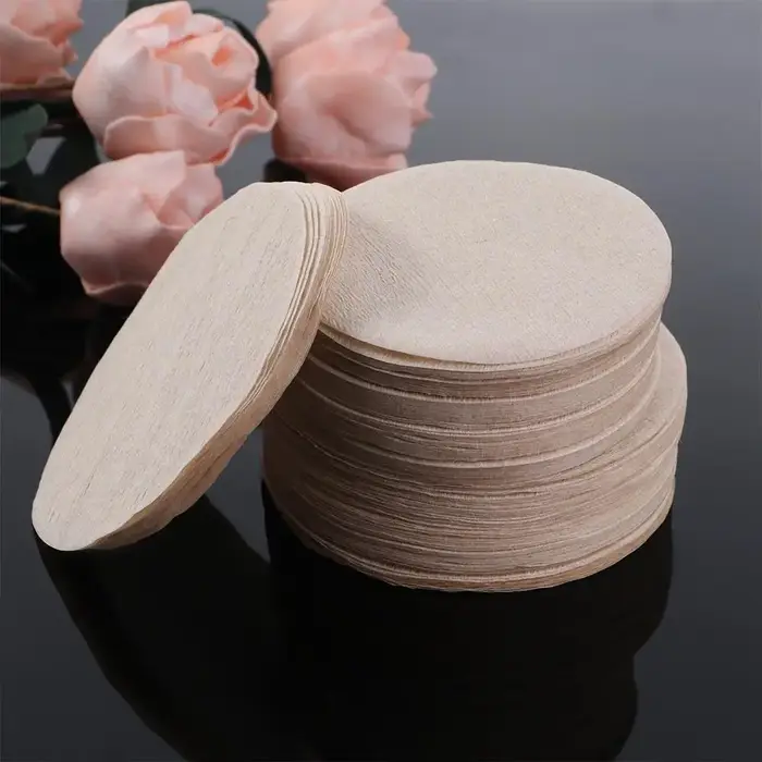 Papier filtre à café rond pour cafetière expresso, 100 pièces, 56, 60, 68mm, moka