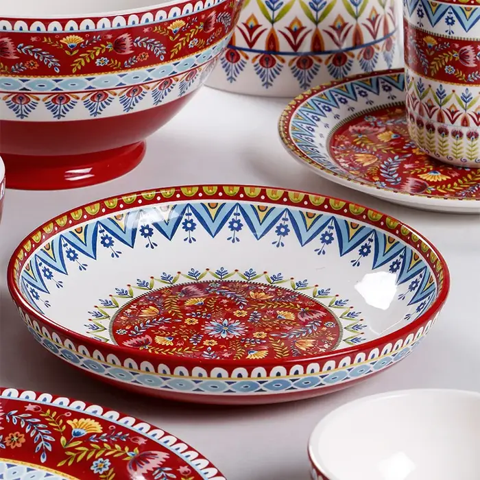 Assiette à dîner créative de style moyen-orient