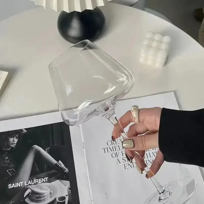Ensemble de verres à vin en cristal de Bourgogne de 720 ml