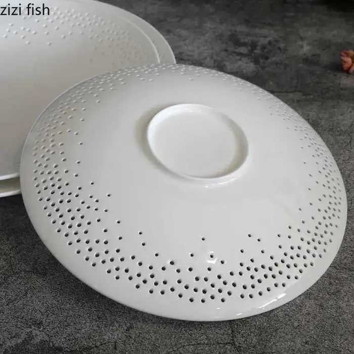 Assiette en céramique ajourée créative