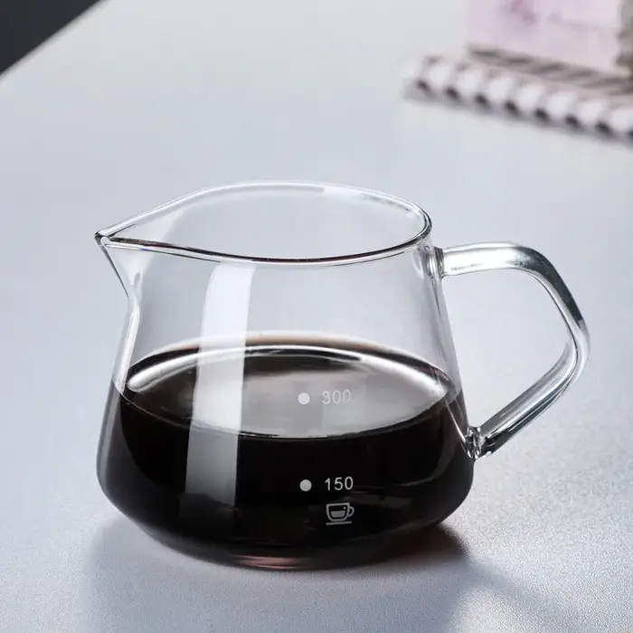 Ensemble de cafetière verser avec support en bois, filtre à café, cafetière avec poignée, goutteur d