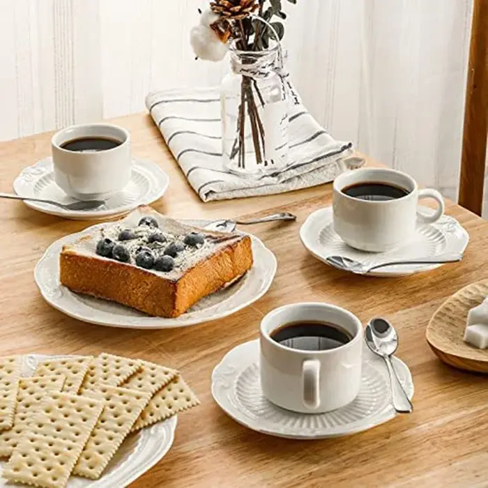 6 pièces de cuillère à expresso