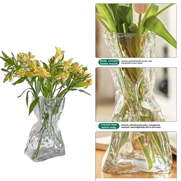 Vase en verre organique