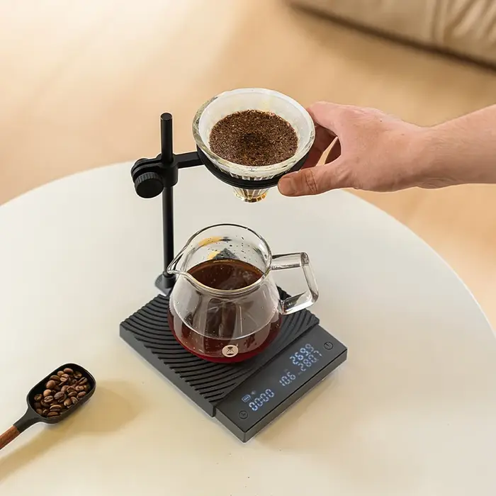 TIMEMORE Blackmirror Duo café balances numériques pesant chronométrage mesure du débit avec support détachable Mini