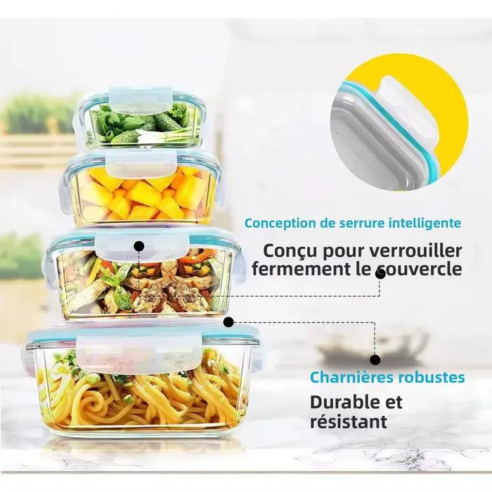 Boîte à déjeuner en verre