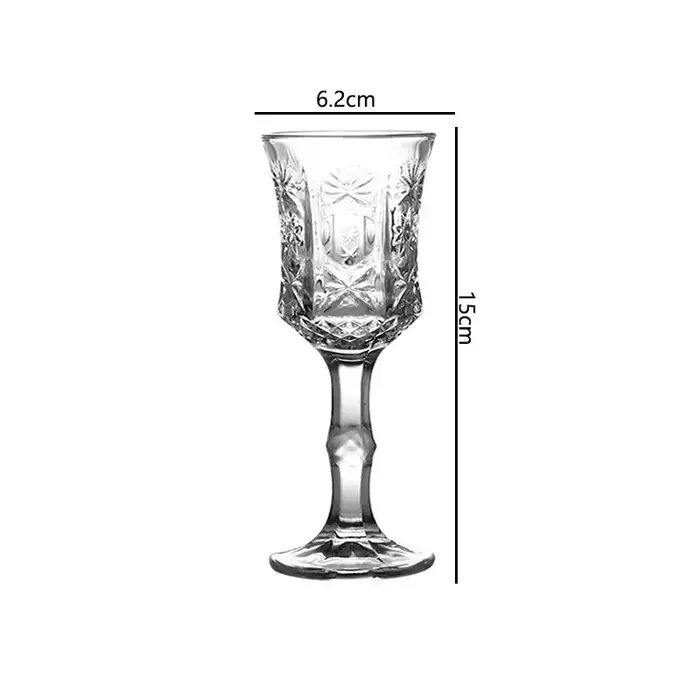 Verre à Champagne sculpté exquis 50ml/100ml