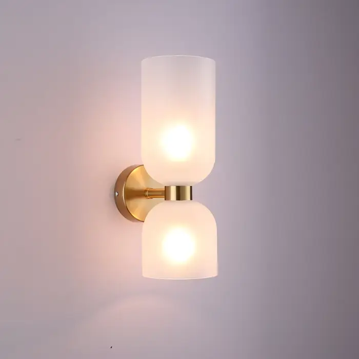 Lampe murale en verre de luxe minimaliste moderne