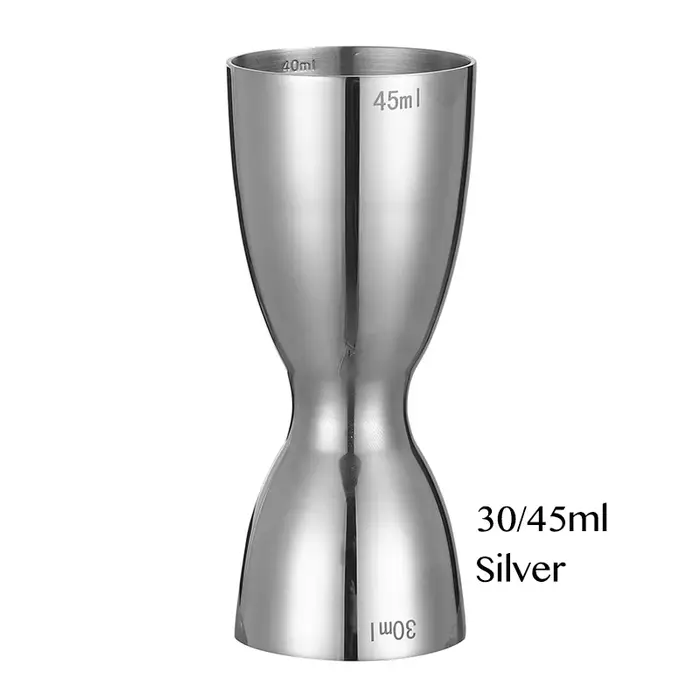 30ml 45ml Cocktail Jigger Bar mesure Jigger acier inoxydable
