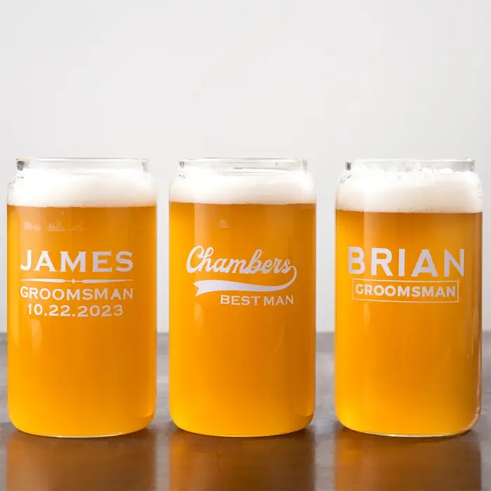 Standard de bière personnalisé pour la fête de mariage