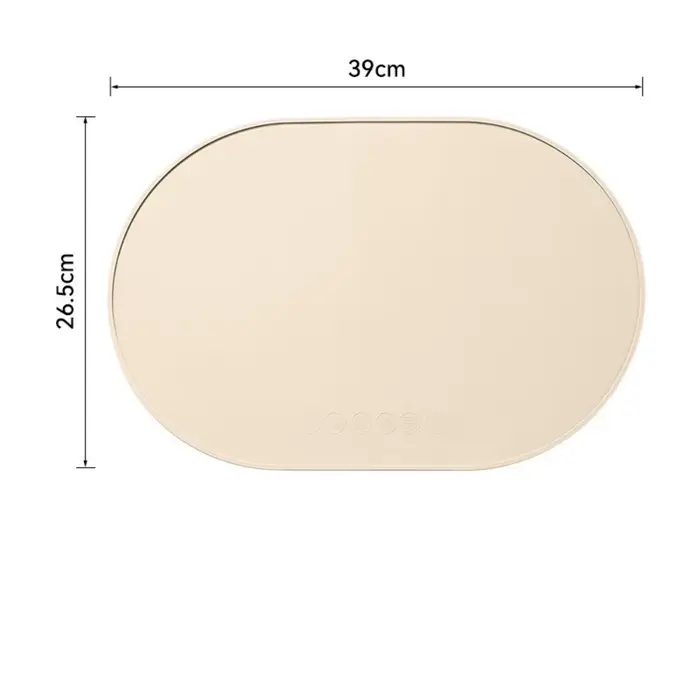 Sets de table en silicone, résistants à la chaleur, réutilisables, portables, imperméables, anti-tac