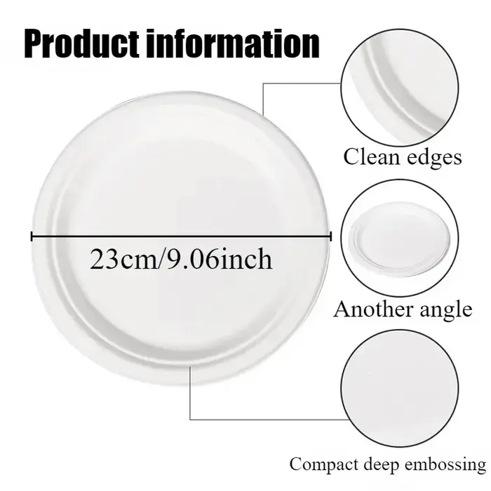 Assiettes circulaires en papier