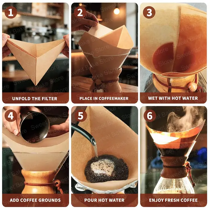 Filtres à café pour cafetière à filtre
