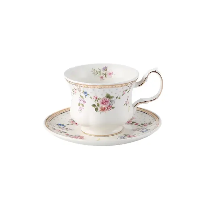 Ensemble tasse à café et soucoupe française