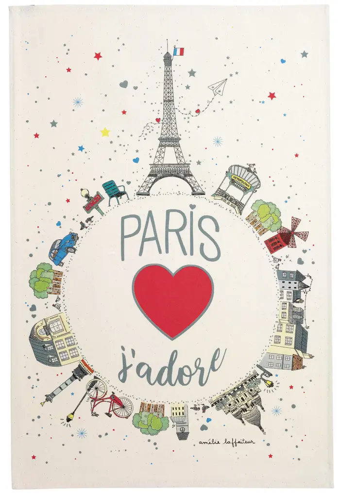 Torchon Plante Paris Ecru 48 x 72