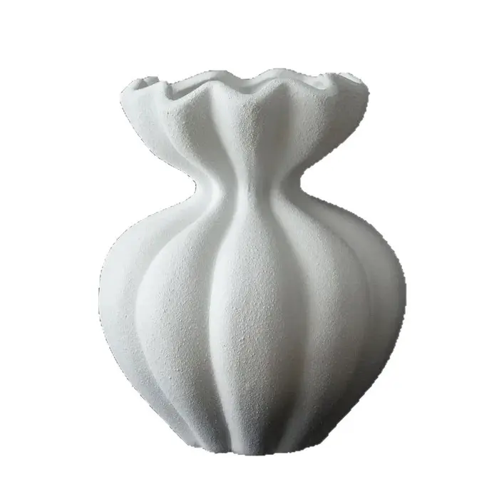 Vase en céramique française unique avec charme Wabi-Sabi