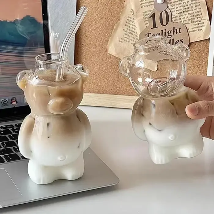 Tasse à café en forme d'ours de dessin animé