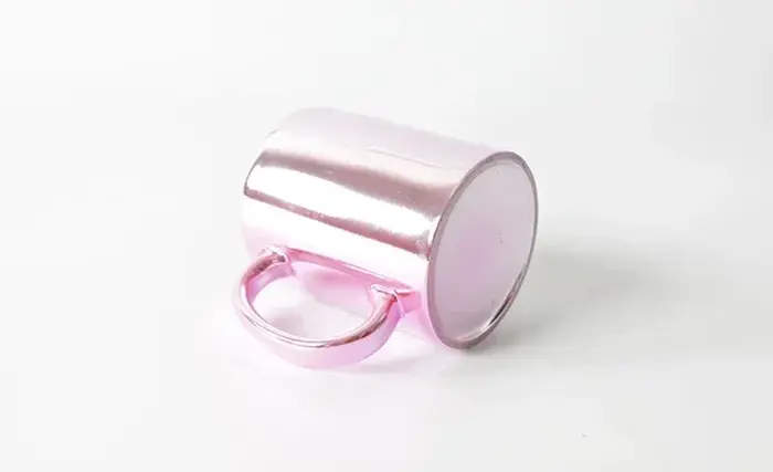 Exquis rose argent personnaliser tasse