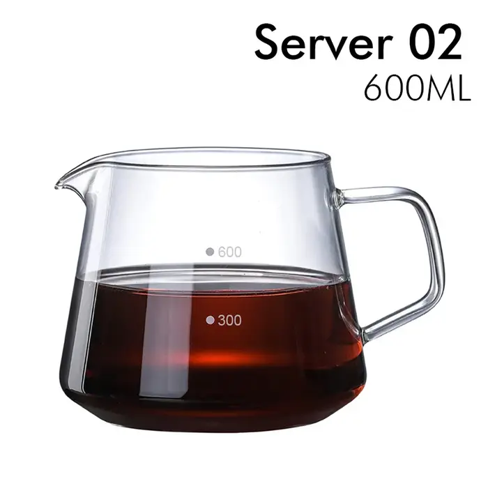 Cafetière en verre pour serveur de café