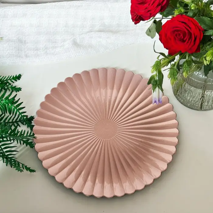 100 assiettes rondes de 13 pouces pour la décoration de table