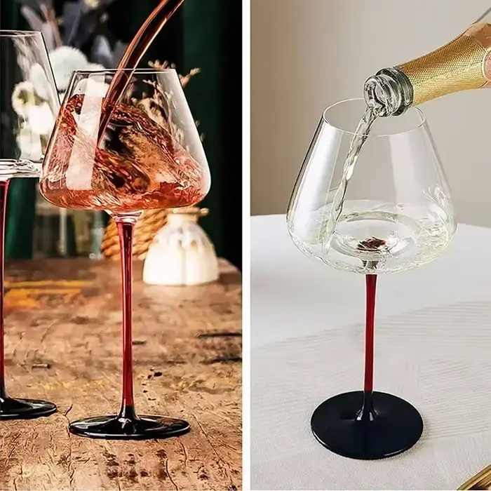Nouveau verre à vin lumière luxe haute valeur