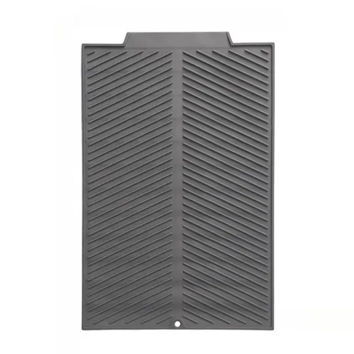 Tapis de séchage de vaisselle en silicone antidérapant, tapis de séchage de vaisselle, coussin d'iso