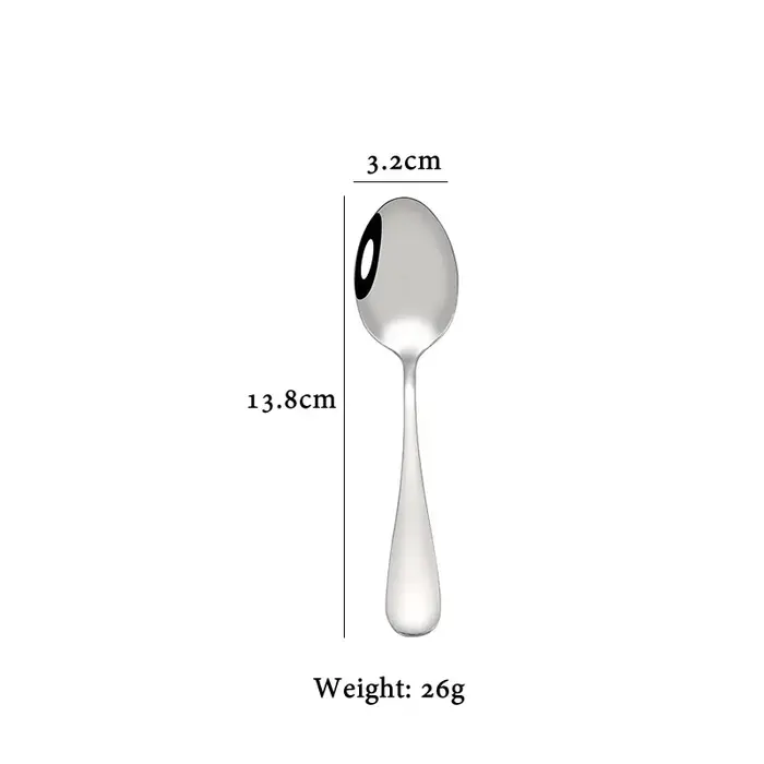 Cuillère polyvalente Portable en acier inoxydable