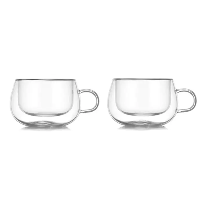 YWDL 100/200ml ensemble de tasses à café en verre à Double paroi