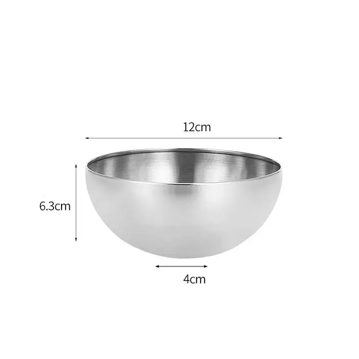 Bol à salade coréen en acier inoxydable, bassin de cuisine multifonctionnel, bol à nouilles rond en 