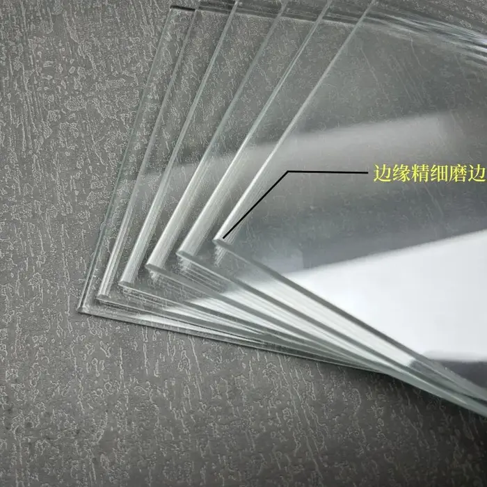 Feuille de verre trempé résistant aux hautes températures de 3 mm, feuille de verre de laboratoire h