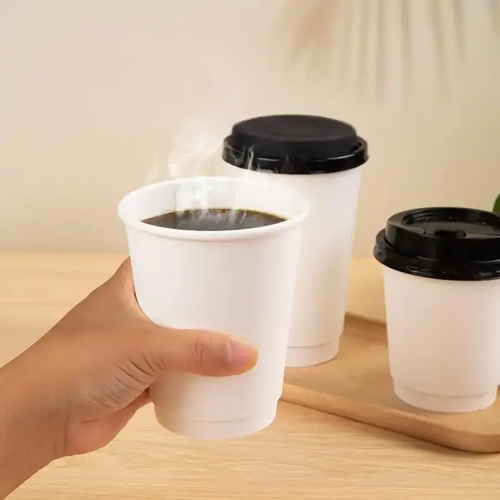 Tasses à Café à Double Paroi de 9oz et 1000 Pièces