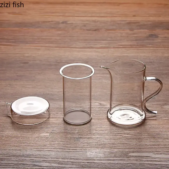Théières en verre à double couche pour la cuisine à la maison