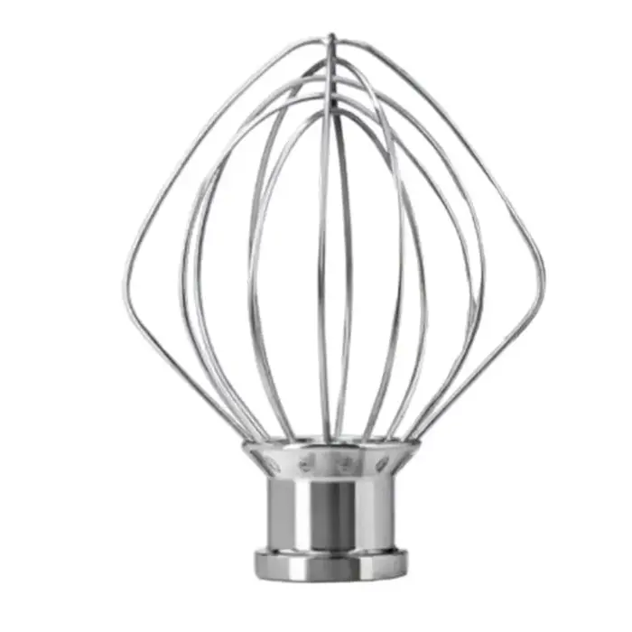 YANA35R Fouet en acier inoxydable compatible lave-vaisselle pour robot culinaire Kitchenaid Mini 3,3