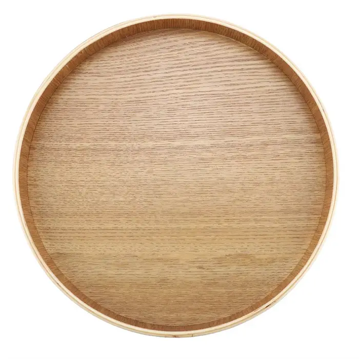 Assiette de service en bois