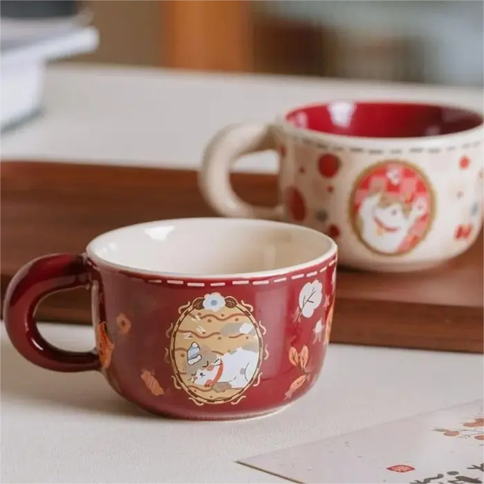 Tasse à café en céramique pour chat