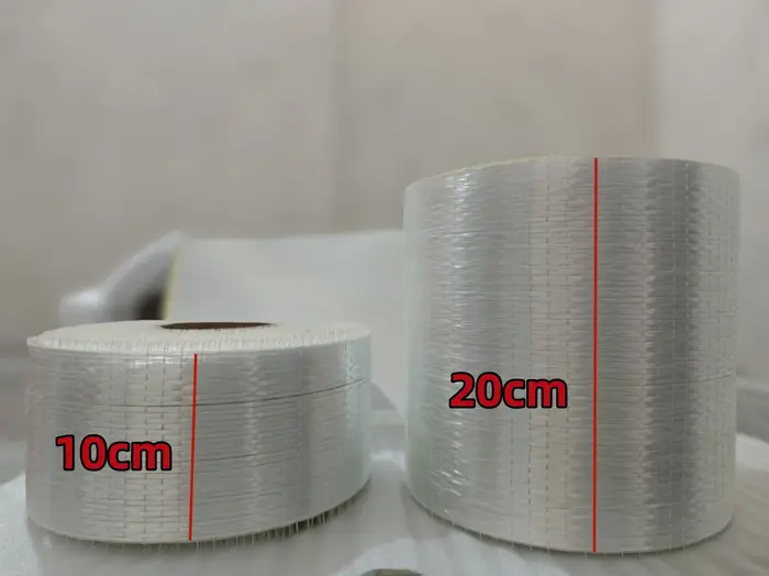 Tissu en fibre de verre unidirectionnel 450 g/m², le tissu en fibre de verre E est utilisé pour le r