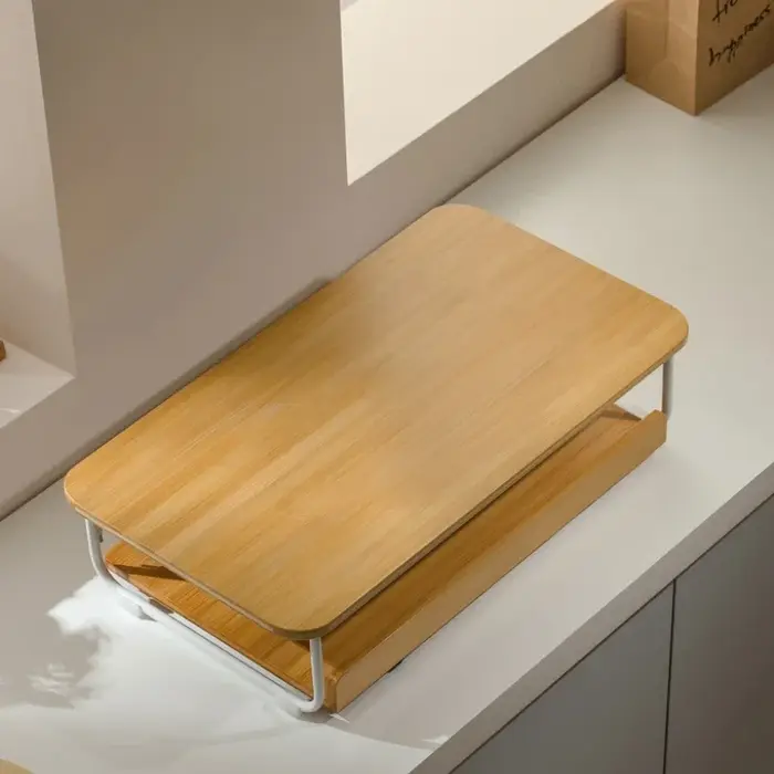 Étagères de rangement créatives pour machine à café