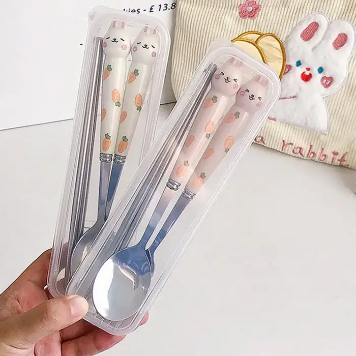 Ensemble de Couverts Mignons en Acier Inoxydable