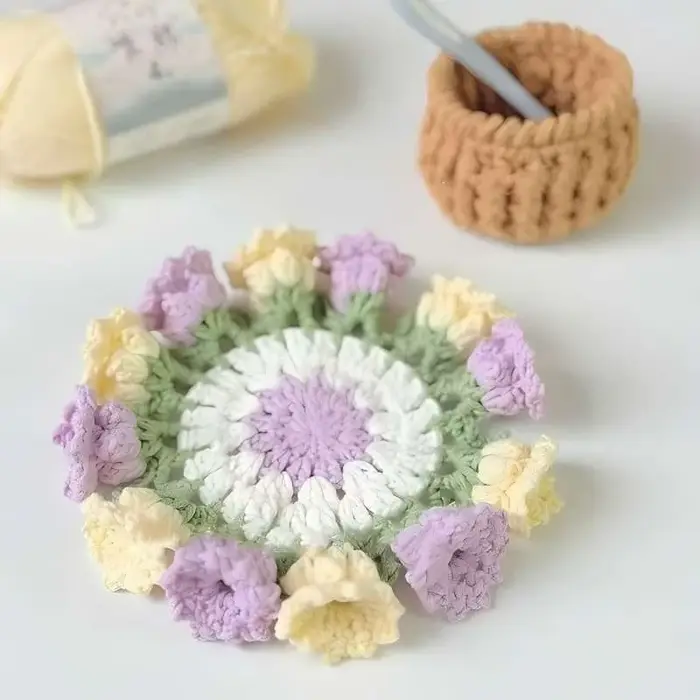 Dessous de verre en Crochet