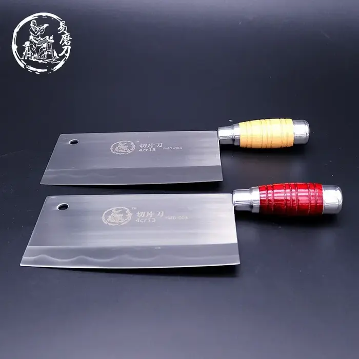 Couteau à couperet tranchant en acier inoxydable, couteau de Chef, couteau de cuisine chinois, coupe