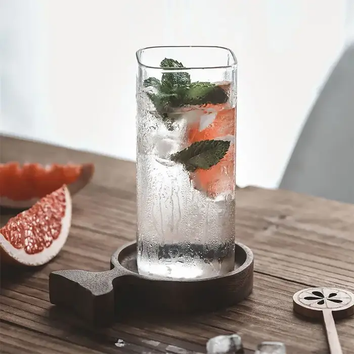 Verre carré créatif Transparent