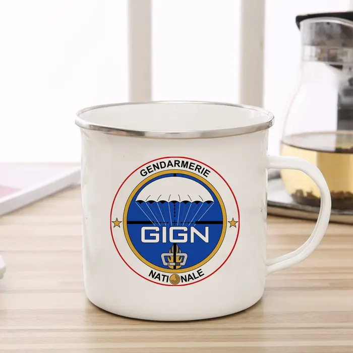 GIGN – tasse à café en céramique émail