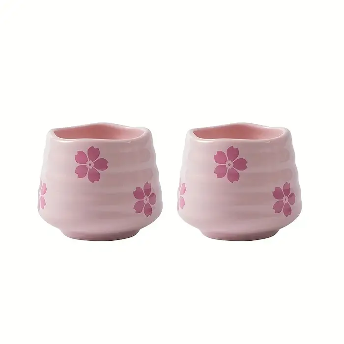 Tasse à thé en fleur de cerisier mignonne 160ml/5.4oz
