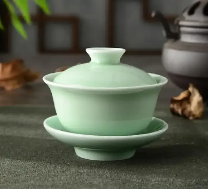 Service à thé chinois Celadon Gai Wan
