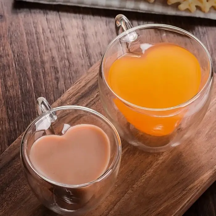 1/2 paquet de tasses en forme de cœur