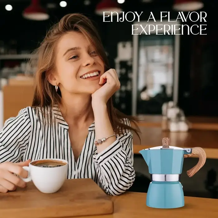 Cafetière Moka en aluminium de qualité supérieure
