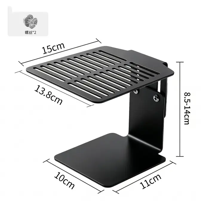 Balance électronique à café avec support de tasse d'extraction pour machine à expresso réglable en hauteur