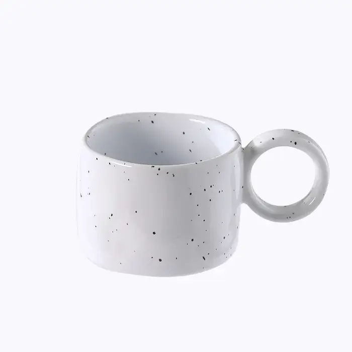 Mug à café en céramique créatif de style coréen avec poignée, tasse à café simple, tasses à eau pour