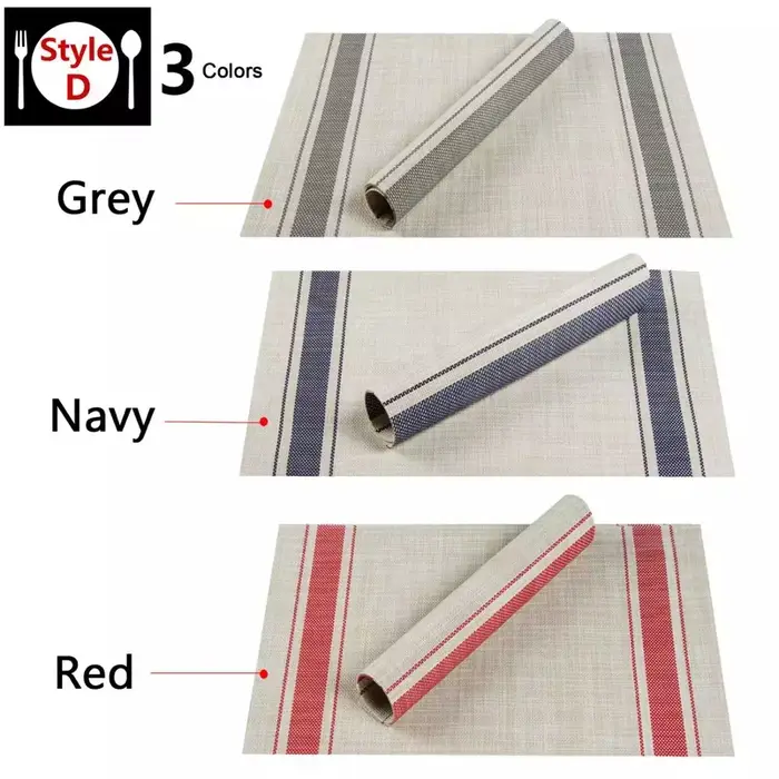 Topfinle – napperons en plastique et bambou